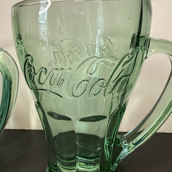 LIBBEY GLASS COMPANY Coca Cola Coke Green 16oz Mug/Cup Glass - Picture 8 of 14